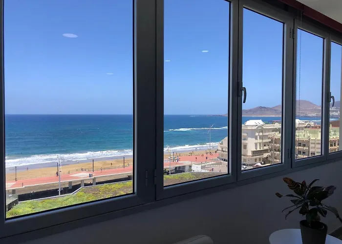 アパート Vistas Mar Playa Canteras Primera Linea Wifi