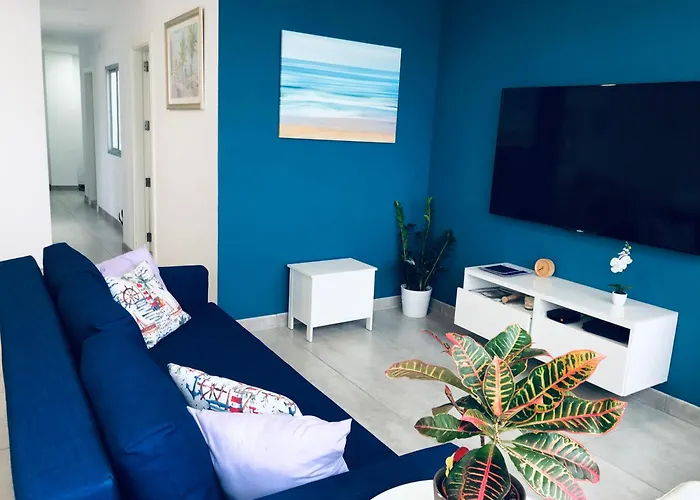 Vistas Mar Playa Canteras Primera Linea Wifi Daire Las Palmas de Gran Canaria