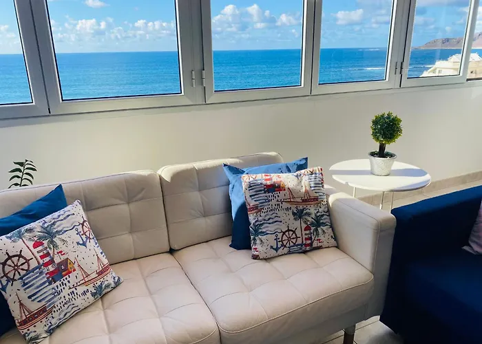 Vistas Mar Playa Canteras Primera Linea Wifi * ラスパルマス・デ・グランカナリア